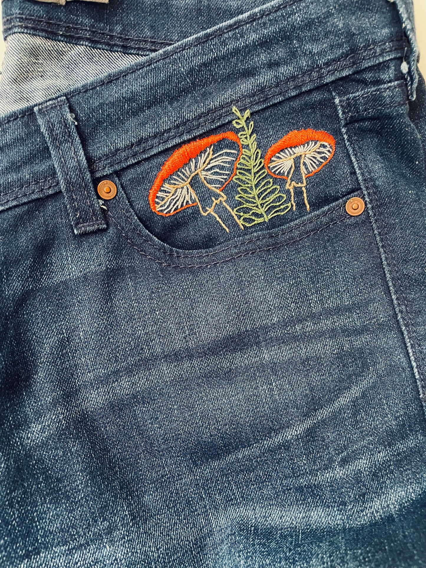 Embroidery 102 - Hand Embroider on Denim