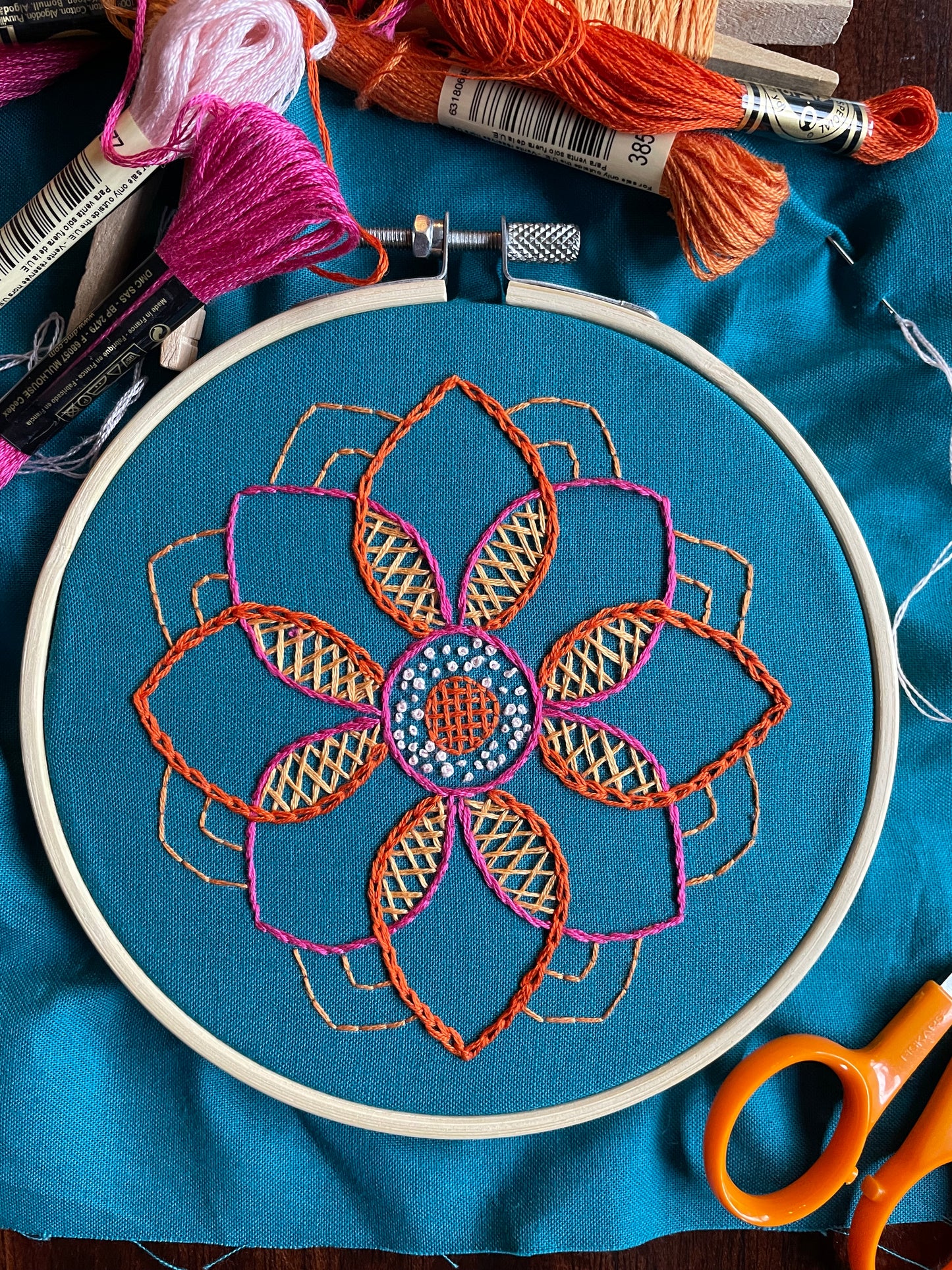 Hand Embroidery 101 - Mandala