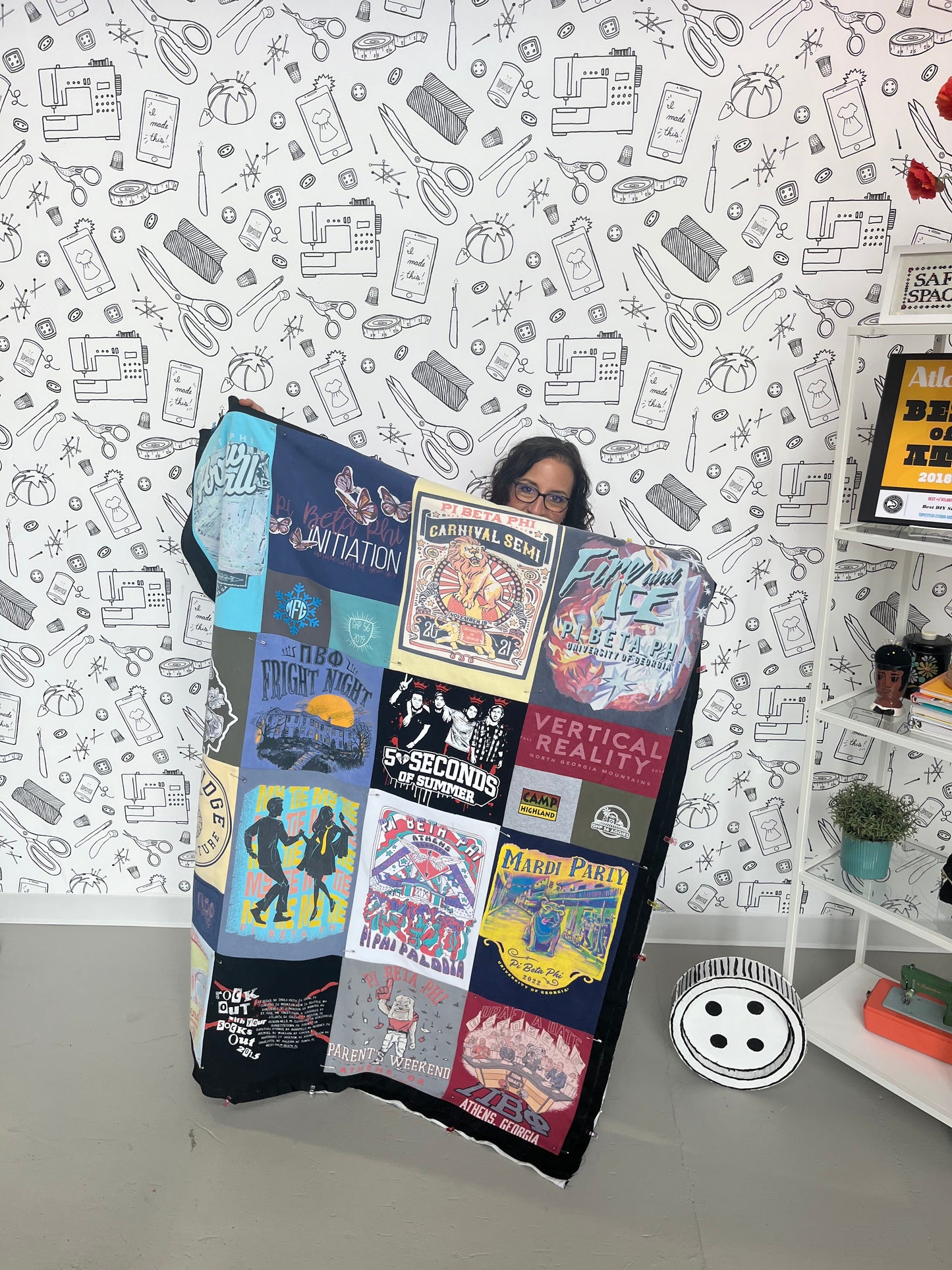 Intro to quilting - T-shirt quilt
