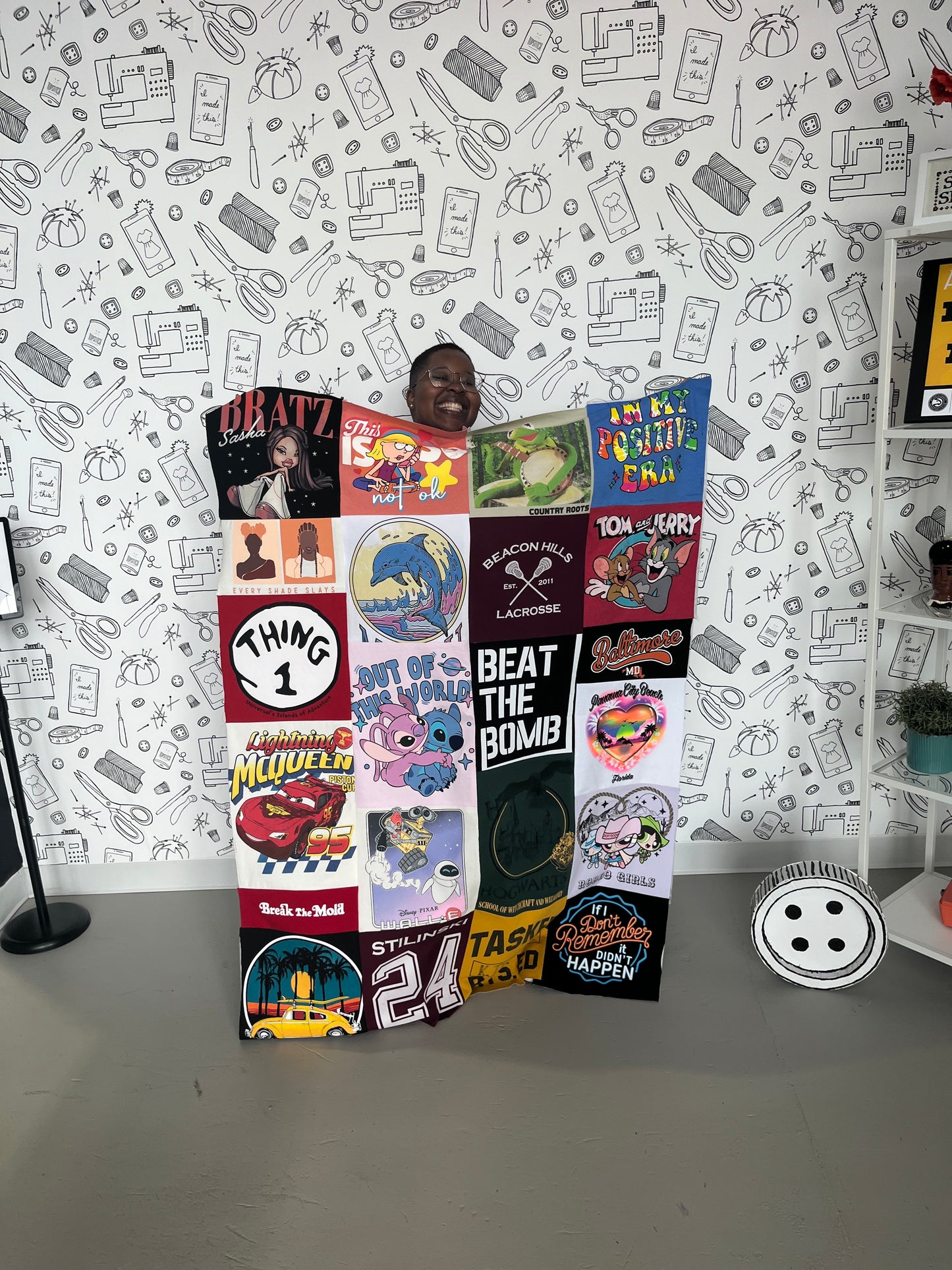 Intro to quilting - T-shirt quilt
