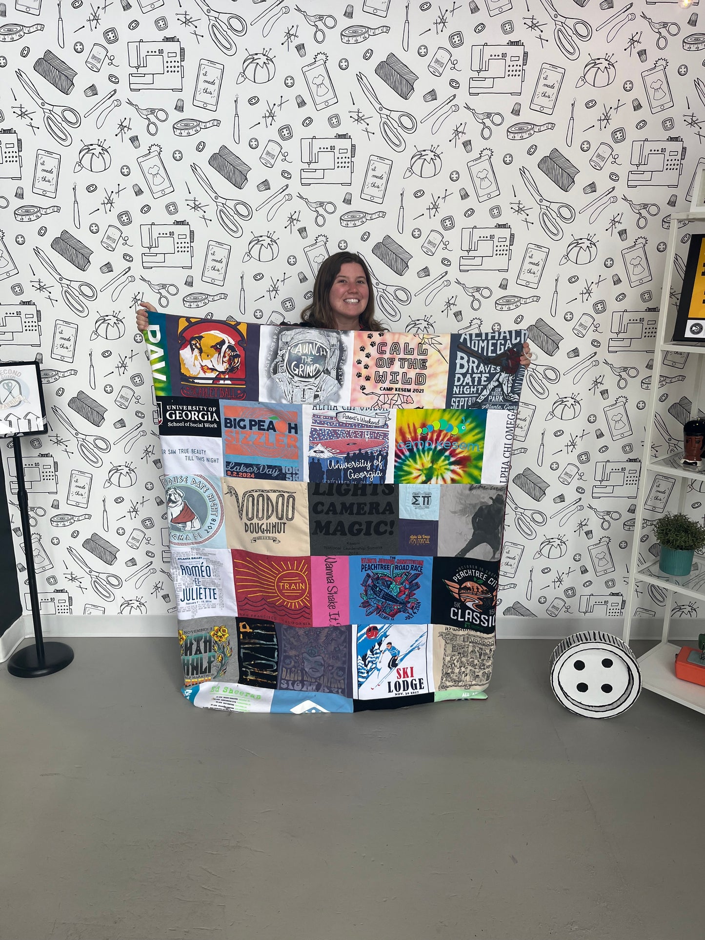 Intro to quilting - T-shirt quilt