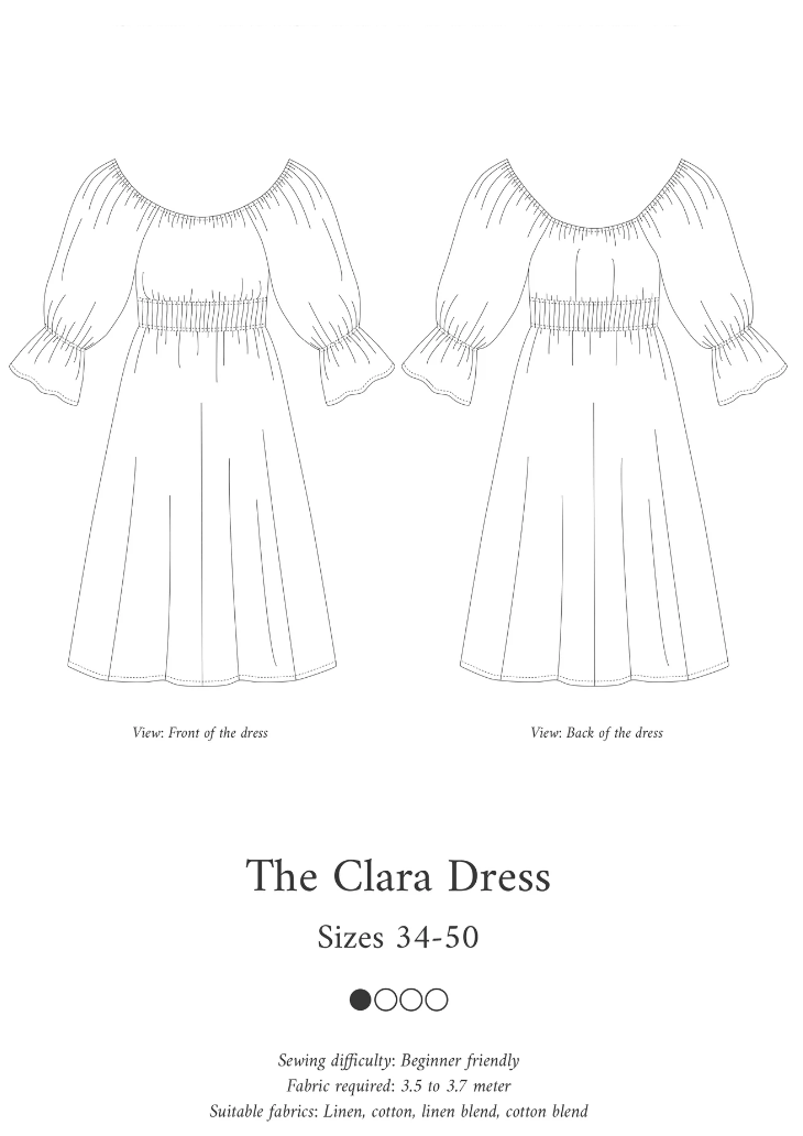 Advanced Beginner Dressmaking - Clara Dress