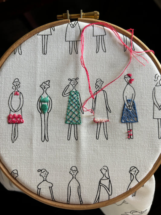 Hand Embroidery - “100 Ladies” Embroidery Sampler