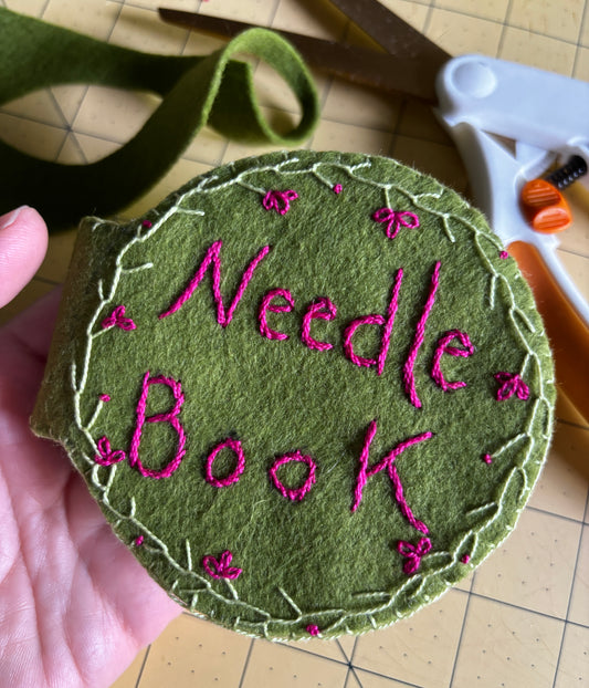 Embroidery 101 - Felt Needle Book