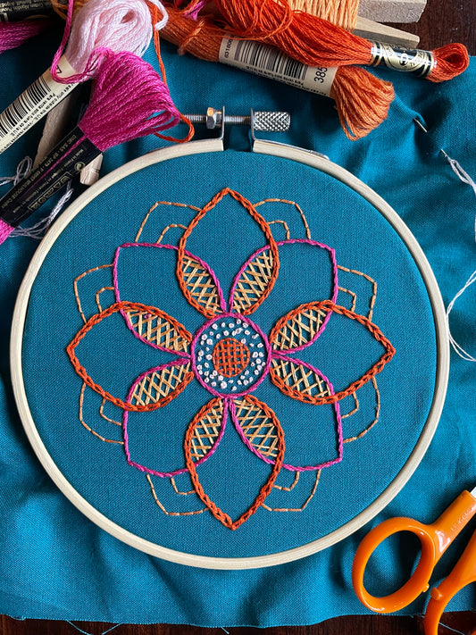 Hand Embroidery 101 - Mandala