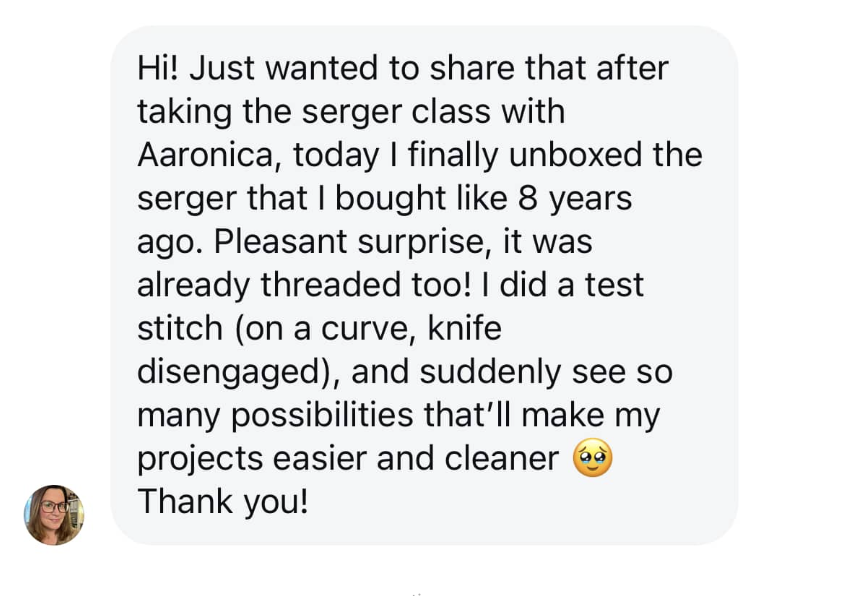 Intro to Sergers