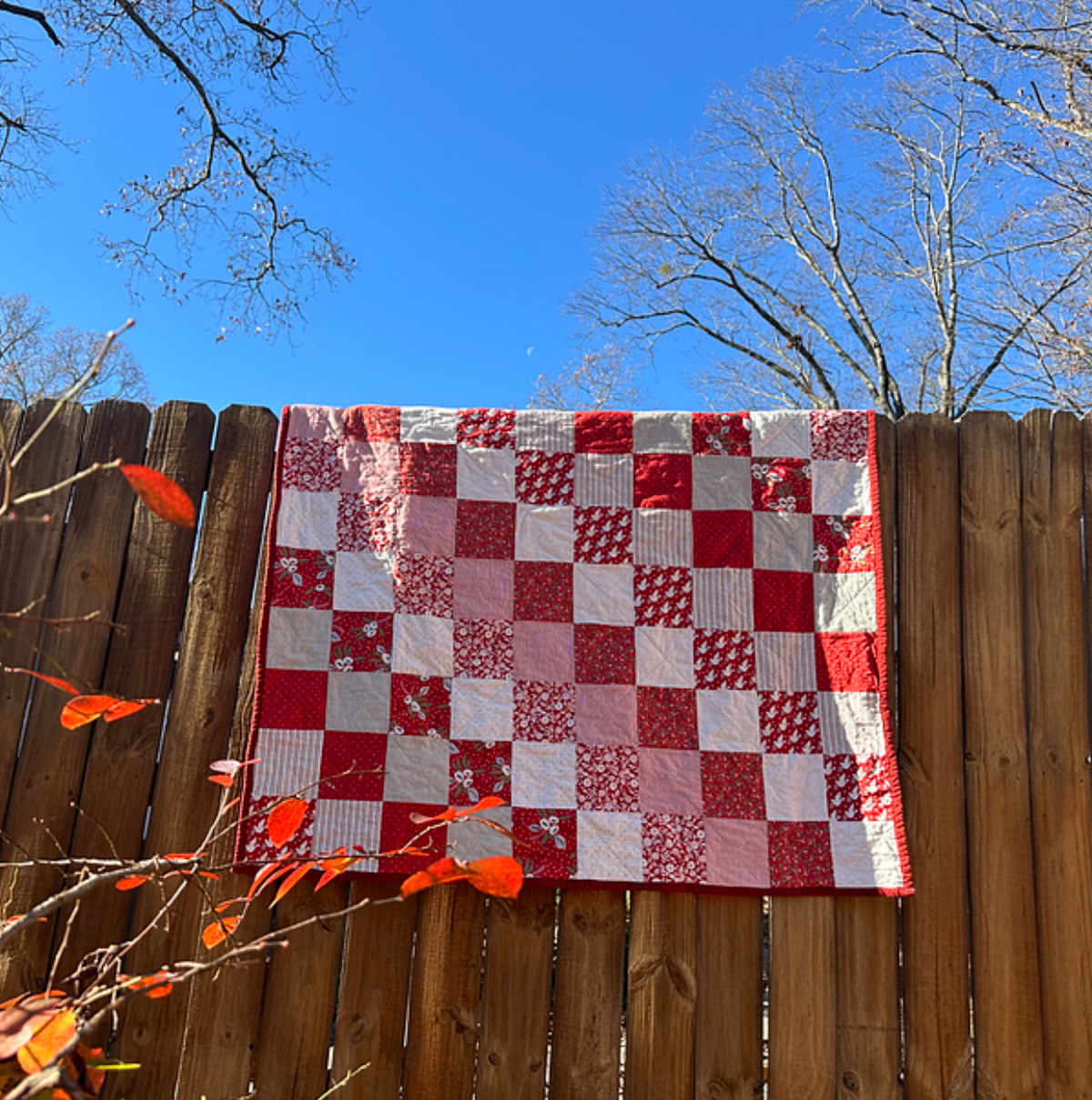 Advanced Beginner - Your First Quilt - Around the World Lap Quilt