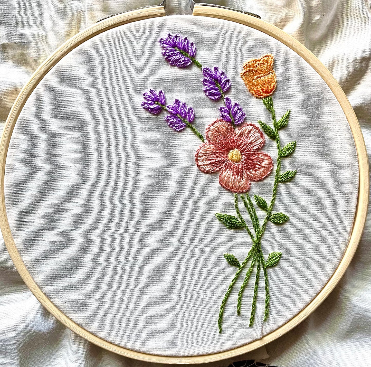 Hand Embroidery 102 - Stitch a Posy Design